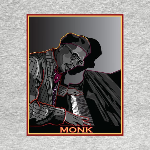 THELONIUS MONK AMERICAN JAZZ PIANIST COMPOSER by Larry Butterworth